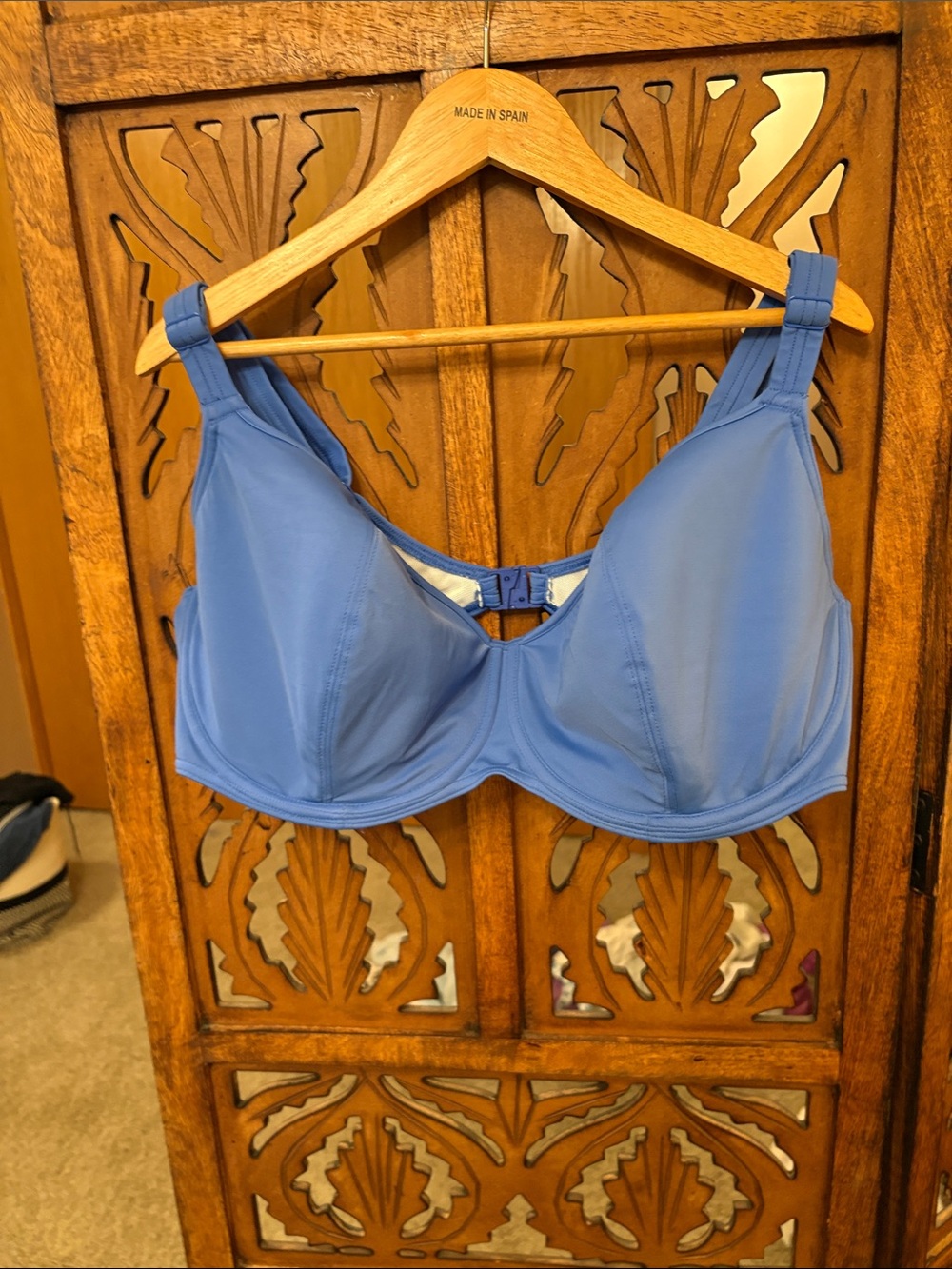 Size 42G Freya Blue Support Underwire Bikini Top
